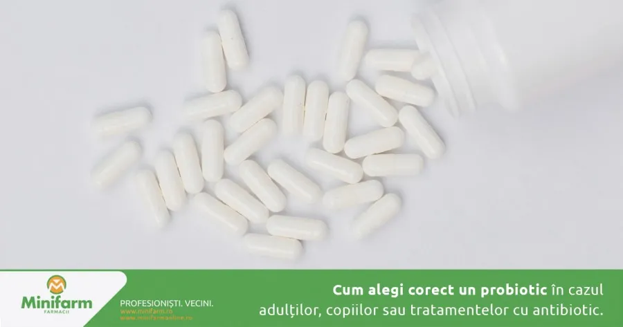 ⚕️Cum alegi corect un probiotic: pentru adulți, copii sau tratamente cu antibiotic