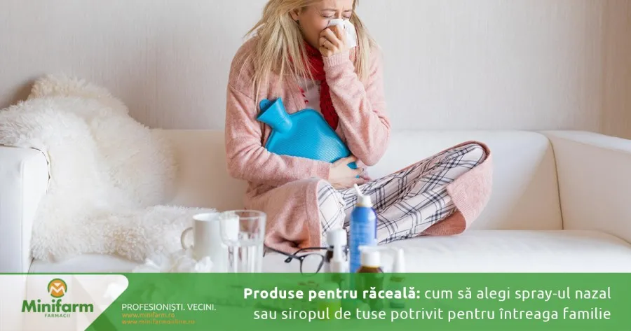 Alegerea corectă a unui spray nazal sau sirop de tuse pentru întreaga familie