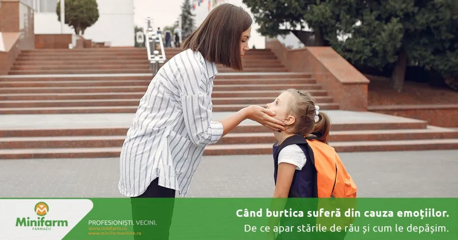 Când burtica suferă din cauza emoțiilor: De ce apar stările de rău la început de săptămână și cum ajutăm copiii să le depășească