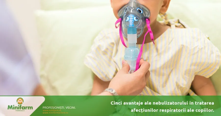 Cinci avantaje ale nebulizatorului in tratarea afectiunilor respiratorii ale copiilor