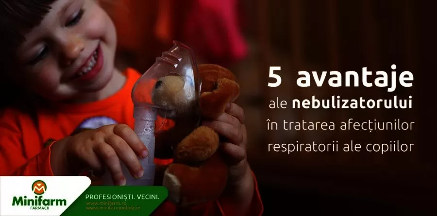 Cinci avantaje ale nebulizatorului in tratarea afectiunilor respiratorii ale copiilor