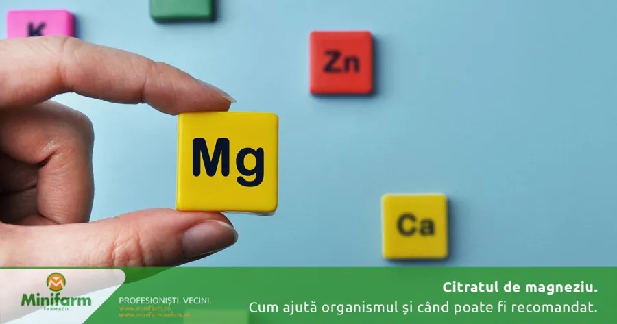 Citratul de magneziu: cum ajută organismul și când poate fi recomandat acest tip de magneziu