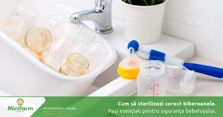 Cum să sterilizezi corect biberoanele: pași esențiali pentru siguranța bebelușului