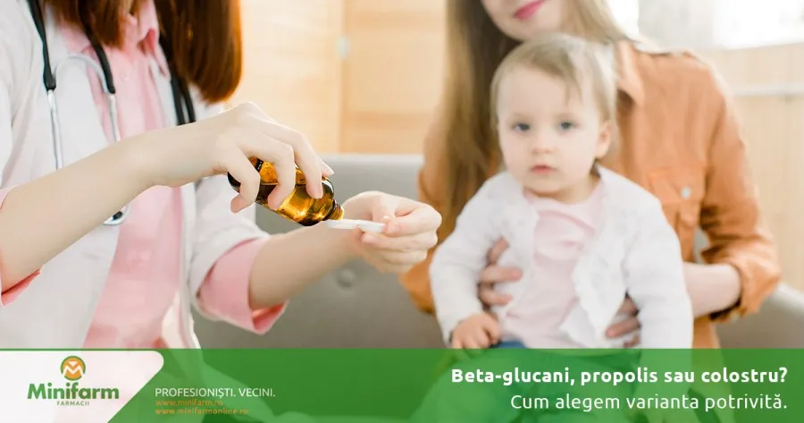 Dilema suplimentelor de imunitate: Beta-glucani, propolis sau colostru — cum alegem varianta potrivită pentru copil