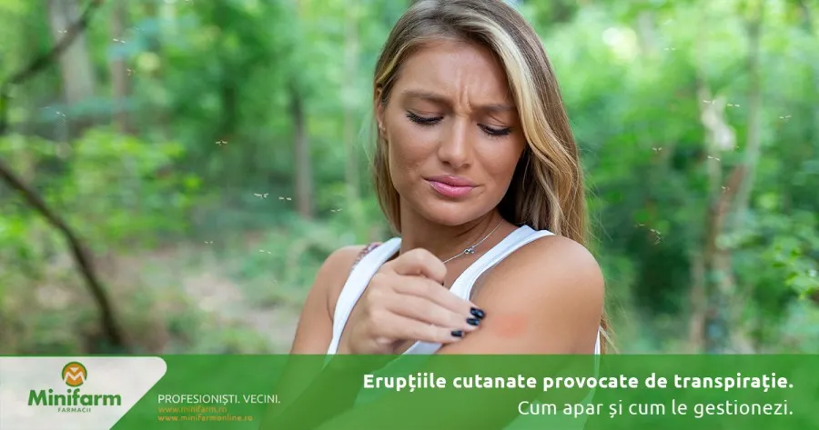 Erupțiile cutanate provocate de transpirație: cum apar și cum le gestionezi