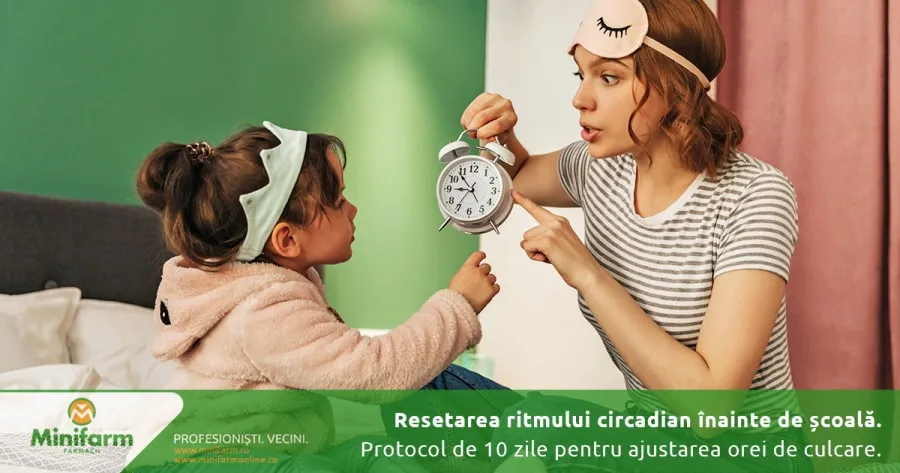 Resetarea ritmului circadian înainte de școală: Protocolul de 10 zile pentru ajustarea treptată a orei de culcare