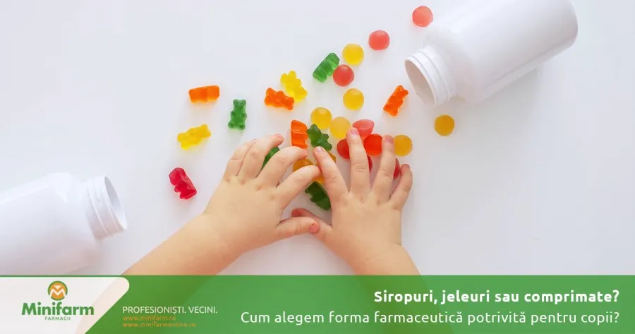 Siropuri, jeleuri sau comprimate: Cum alegem forma farmaceutică potrivită pentru copii
