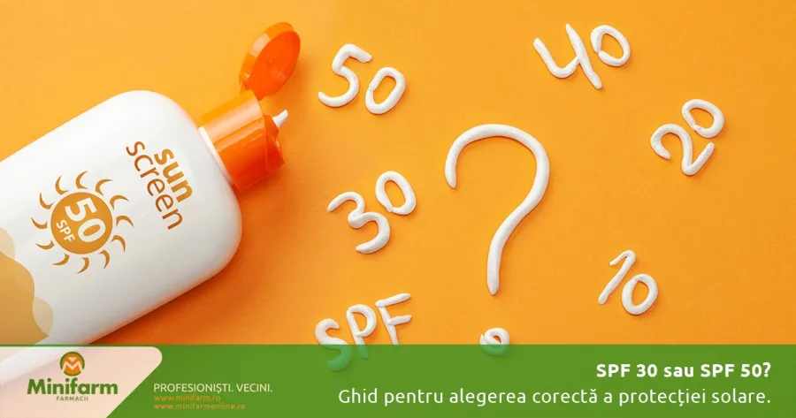 SPF 30 sau SPF 50? Ghidul care te ajută să alegi corect protecția solară pentru pielea ta