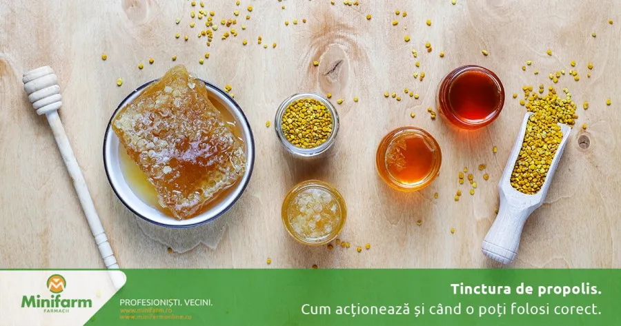 Tinctura de propolis: „antibioticul natural” al albinelor – ce este, cum acționează și când o poți folosi corect