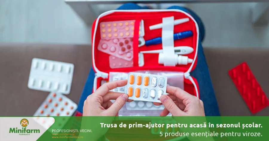 Trusa de prim-ajutor pentru acasă în sezonul școlar: 5 produse esențiale înainte de primul val de viroze