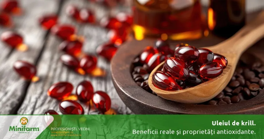 Uleiul de krill: „aurul roșu” al oceanului – beneficii reale, proprietăți antioxidante și ce trebuie să știi înainte să îl iei