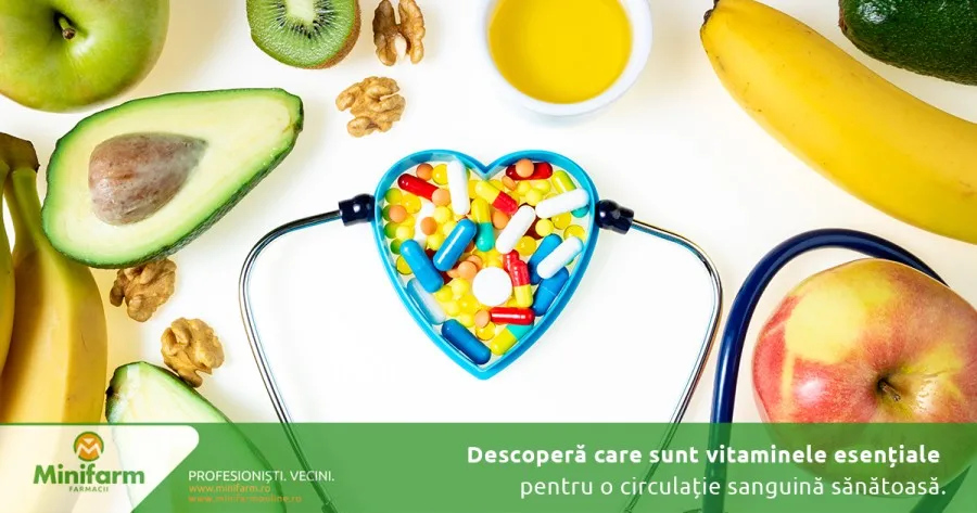 Vitamine esențiale pentru o circulație sanguină sănătoasă