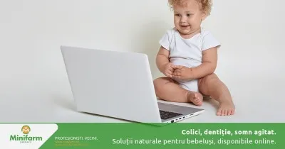 Colici, dentiție, somn agitat: soluții naturale pentru bebeluși disponibile online