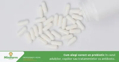 ⚕️Cum alegi corect un probiotic: pentru adulți, copii sau tratamente cu antibiotic