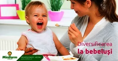 Alimentatie - diversificarea la bebelusi