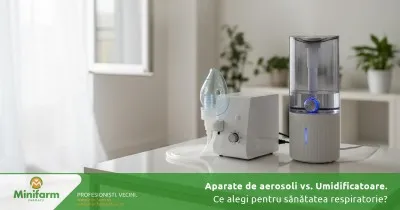 Aparate de Aerosoli vs. Umidificatoare – Ce alegi pentru sănătatea respiratorie?