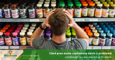 Când prea multe suplimente devin o problemă: combinații la care merită să fii atent