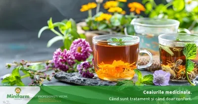 Ceaiurile medicinale – când sunt tratament și când doar confort