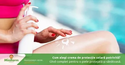 Cum alegi crema de protecție solară potrivită pentru tine? Ghid complet pentru o piele protejată și sănătoasă