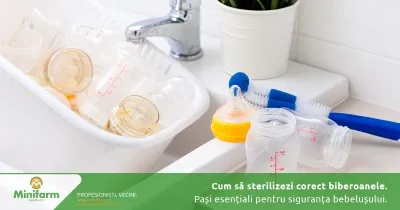Cum să sterilizezi corect biberoanele: pași esențiali pentru siguranța bebelușului