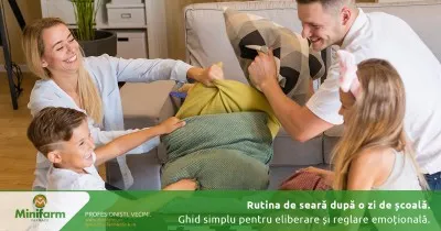 Rutina de seară după o zi de școală: Cum ajutăm copiii să își descarce energia și să proceseze emoțiile