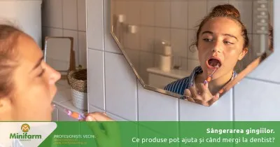 Sângerarea gingiilor nu se rezolvă doar schimbând pasta de dinți: ce produse pot ajuta și când mergi la dentist