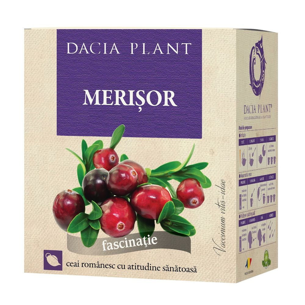 Ceai de merisor, 30g, Dacia Plant - Pret Avantajos | Minifarm