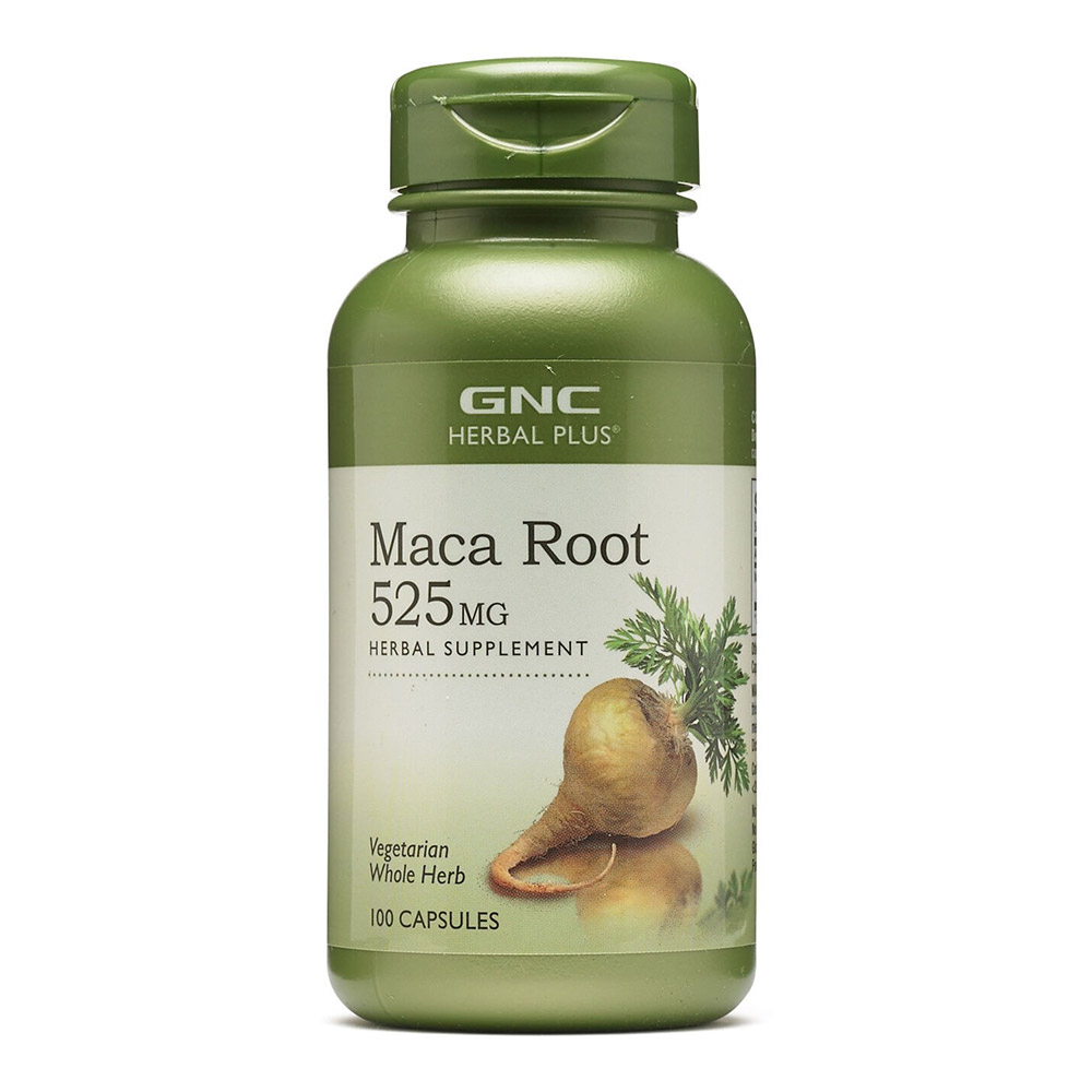 Herbal Plus Maca Root 525mg, 100 capsule, GNC - Pret Avantajos