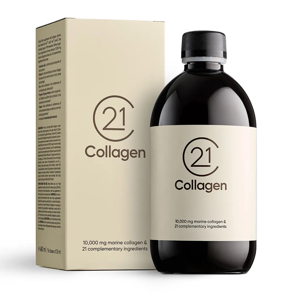 Supliment alimentar Colagen Marin Lichid Hidrolizat, 21 Collagen 10000mg, 480ml