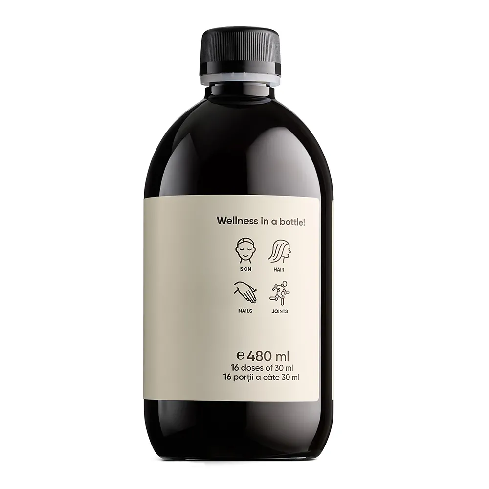 Supliment alimentar Colagen Marin Lichid Hidrolizat, 21 Collagen 10000mg, 480ml