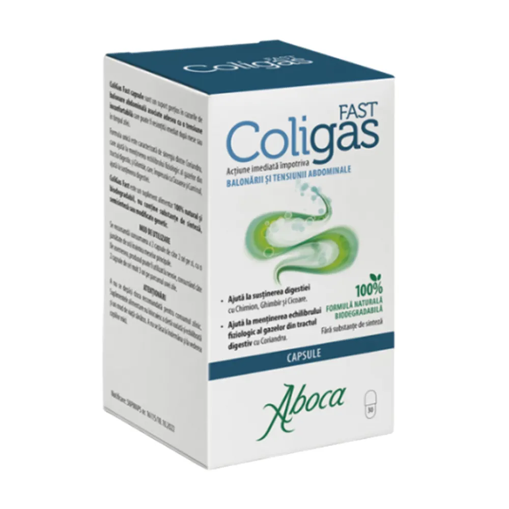 Coligas fast, 30 capsule, Aboca