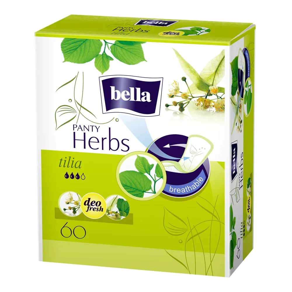 Absorbante Bella Panty Herbs Floare de Tei, 60 bucati