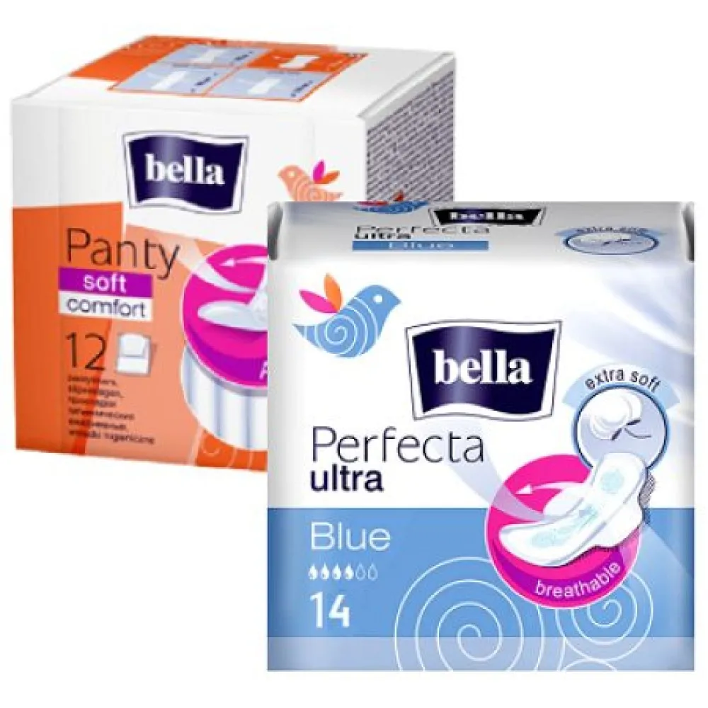 Absorbante Perfecta Slim Blue, 14 bucati, Bella