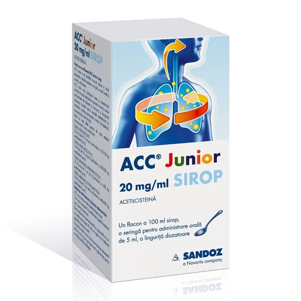 Acc Junior 20 mg/ml -sirop x 100 ml - Sandoz