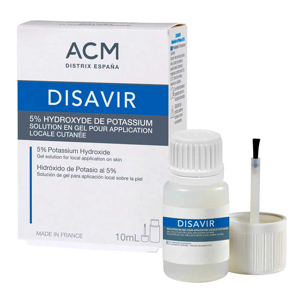 Gel pentru indapartarea negilor Disavir, 10 ml, ACM