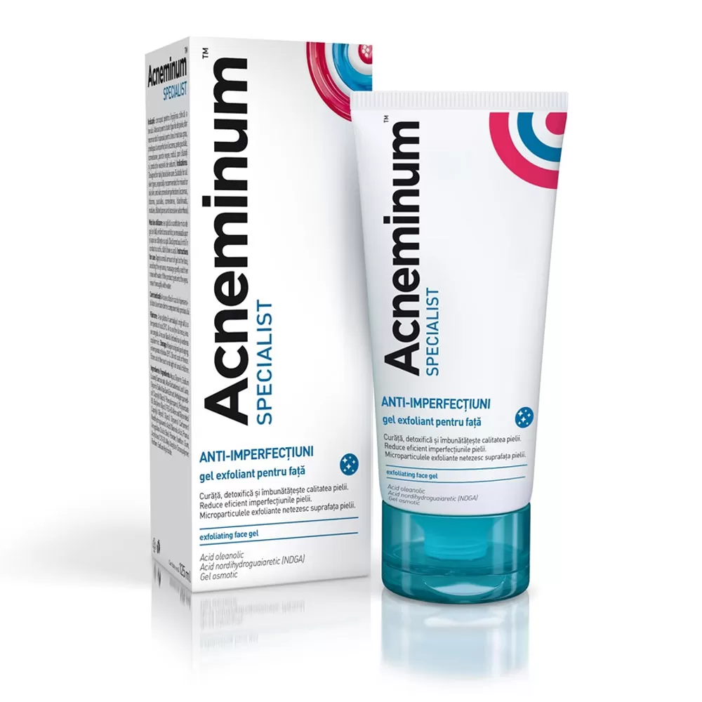 Acneminum Specialist gel exfoliant, 125 ml, Aflofarm