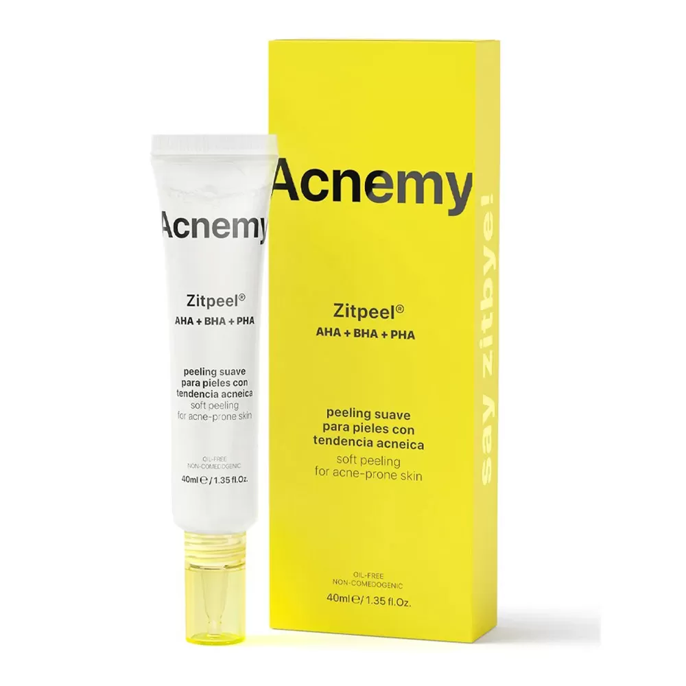 Peeling delicat pentru pielea predispusa la acnee Zitpeel, 40ml, Acnemy