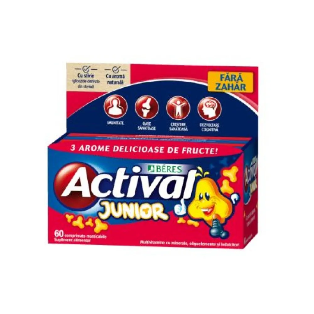 Actival Junior, 60 comprimate masticabile, Beres