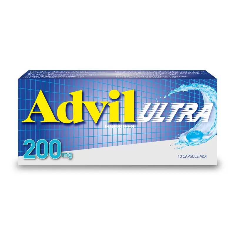 Advil Ultra 200 mg - capsule moi x 10
