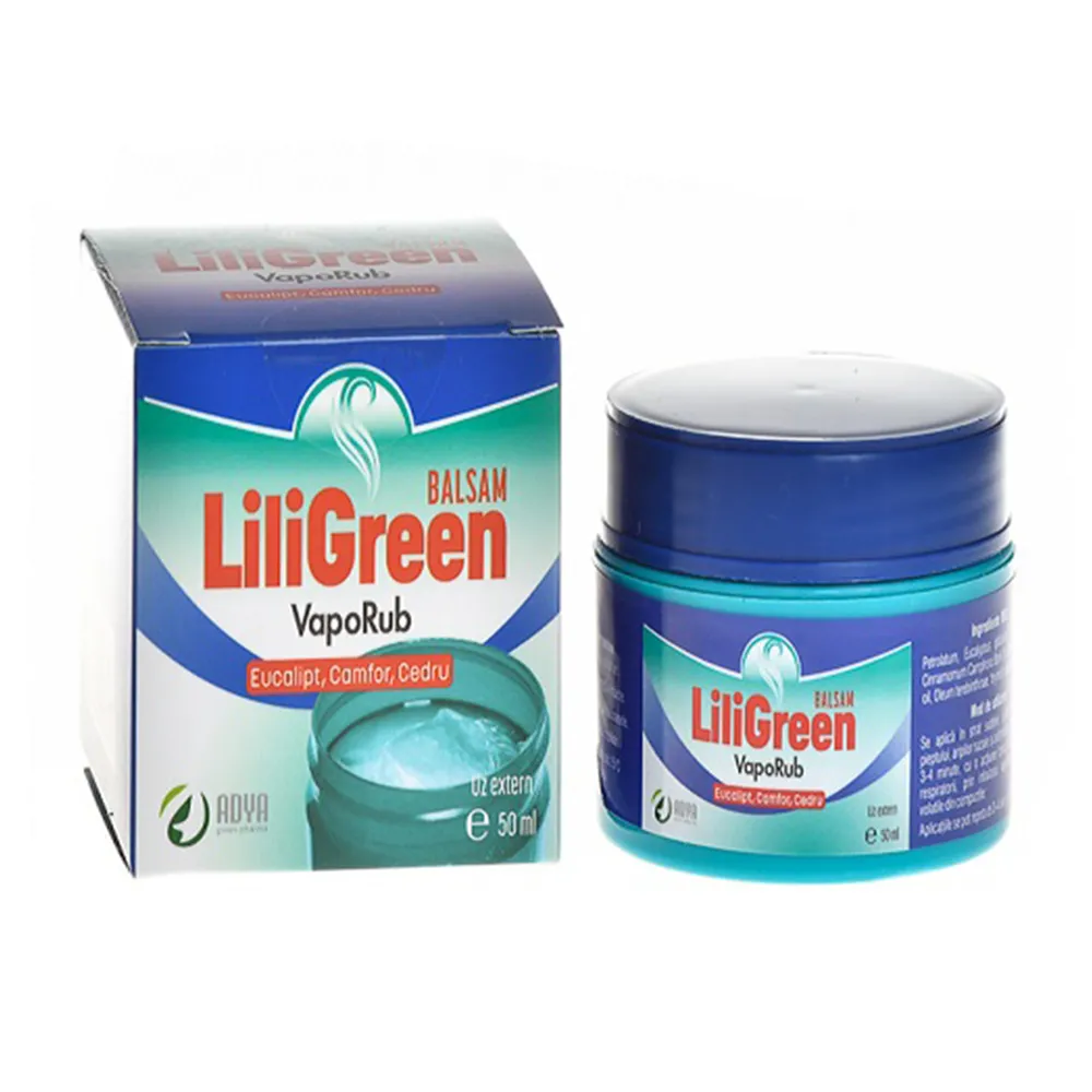 Balsam LiliGreen Vaporub, 50 ml, Adya