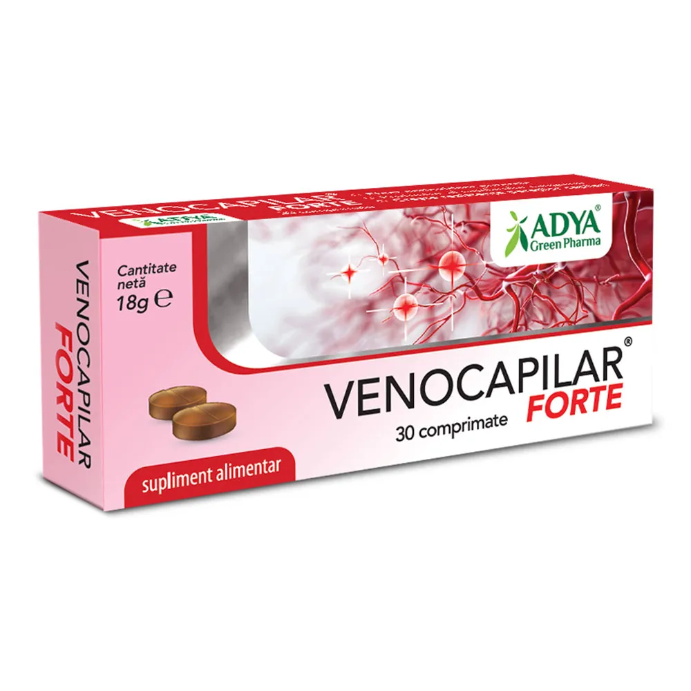 Venocapilar Forte, 30 comprimate, Adya