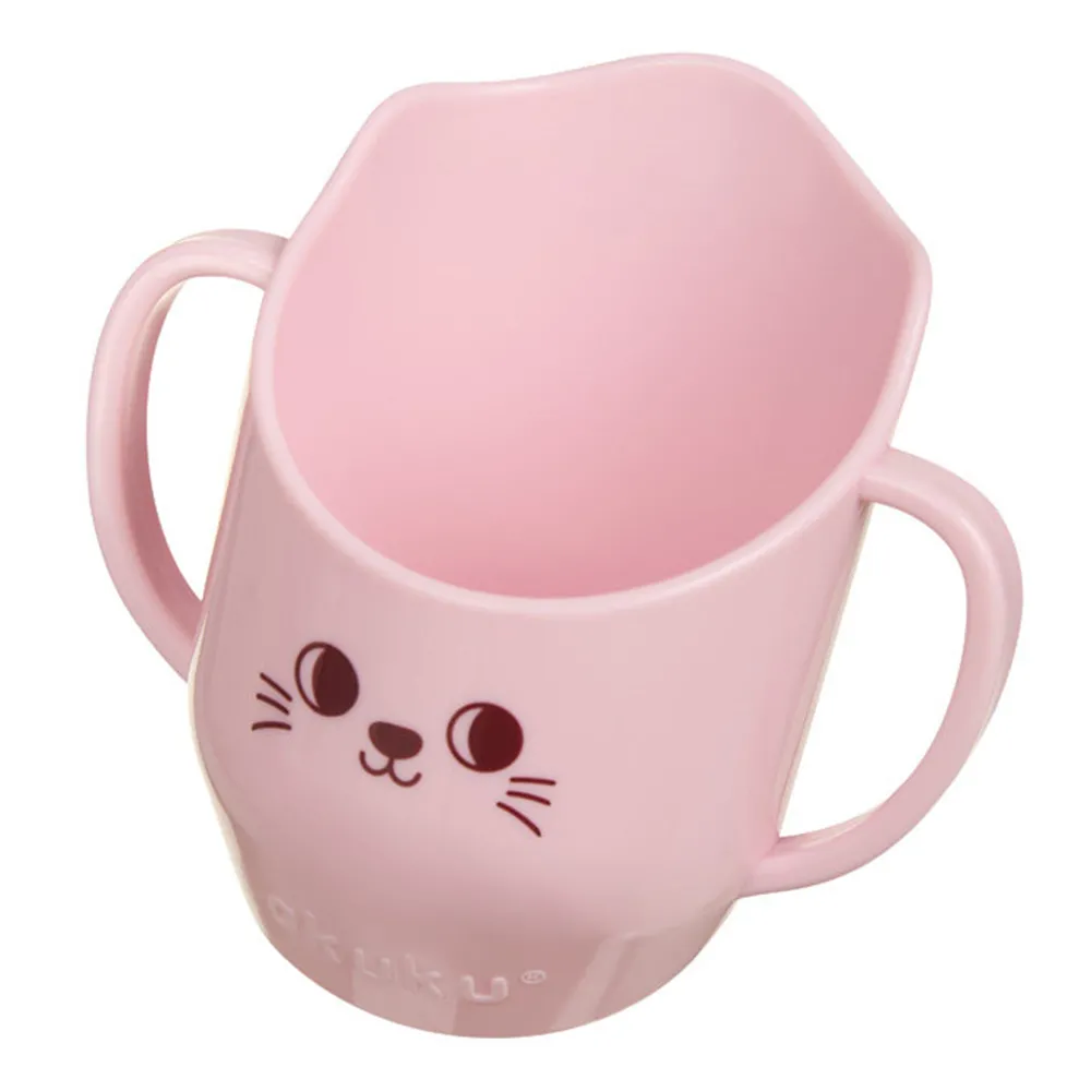 Cană Deschisă Inteligentă cu Mânere A0696, Roz, 150 ml, Akuku