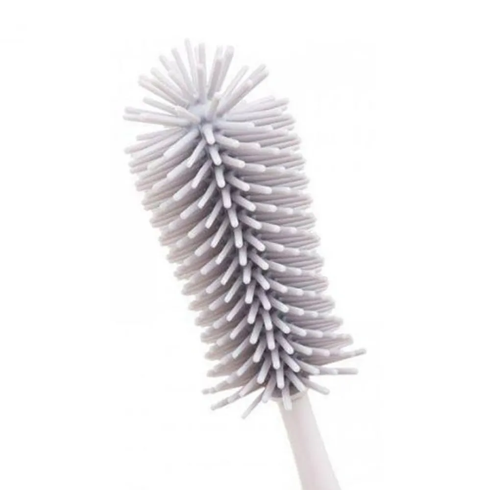 Set 3 Perii din Silicon pentru Curățare Biberoane și Tetine A0512, Akuku