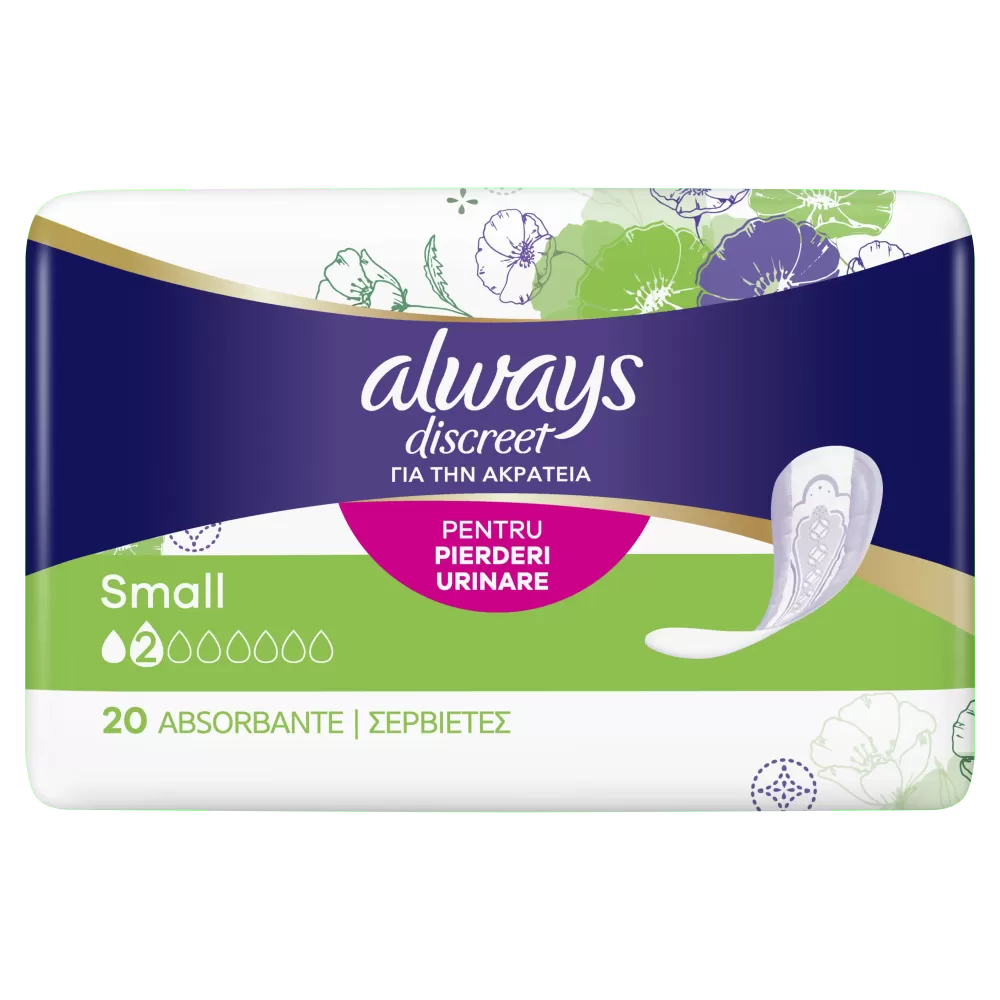 Always Discreet Absorbante Urinare Small x 20