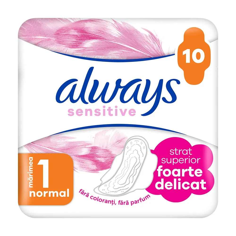 Always Sensitive Ultra Plus Absorbante, 10 buc