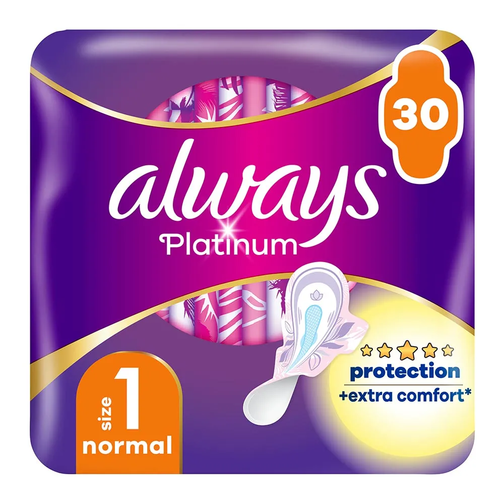 Tampoane Always Platinum Normal, 30 buc, P&G