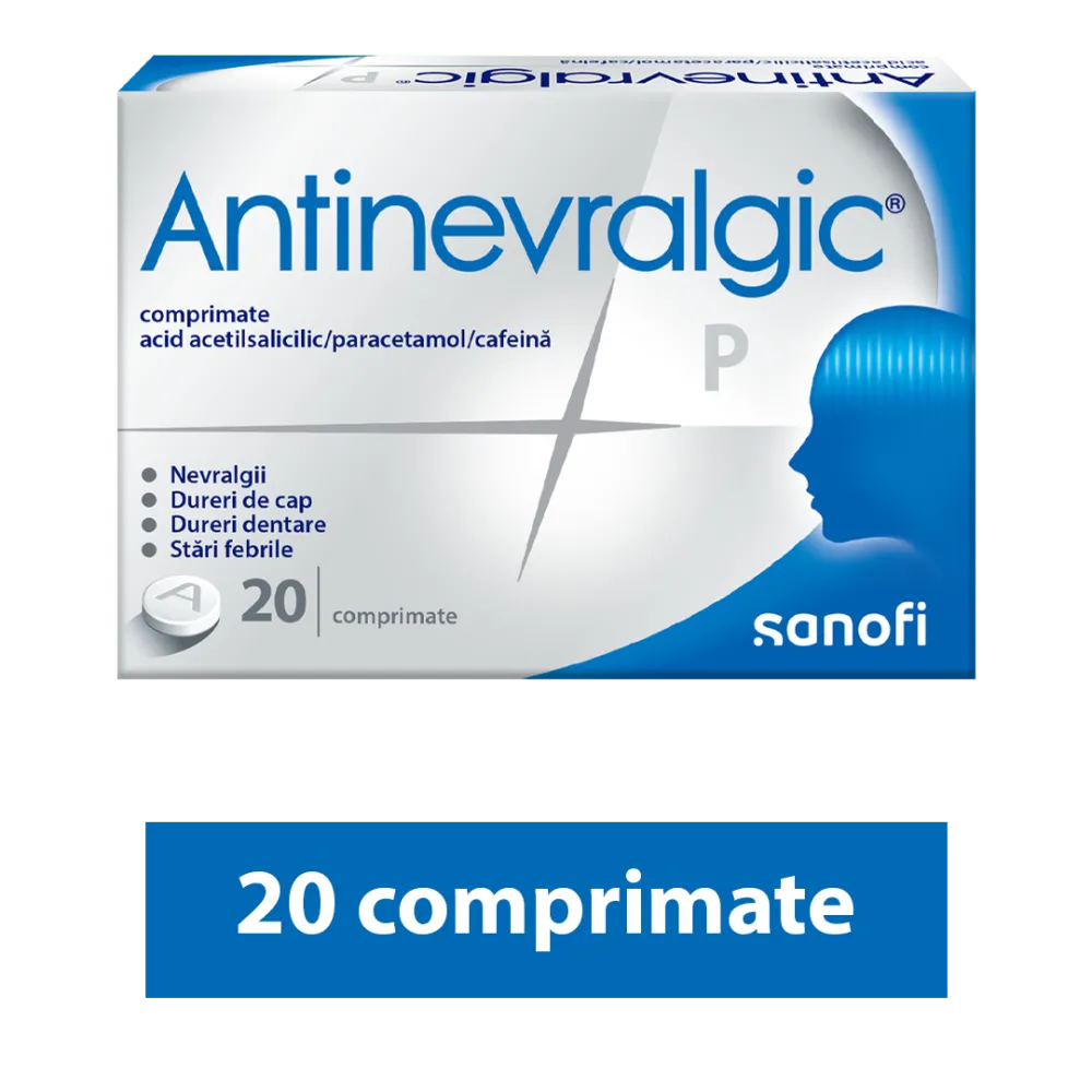 Antinevralgic P, 20 comprimate, Sanofi