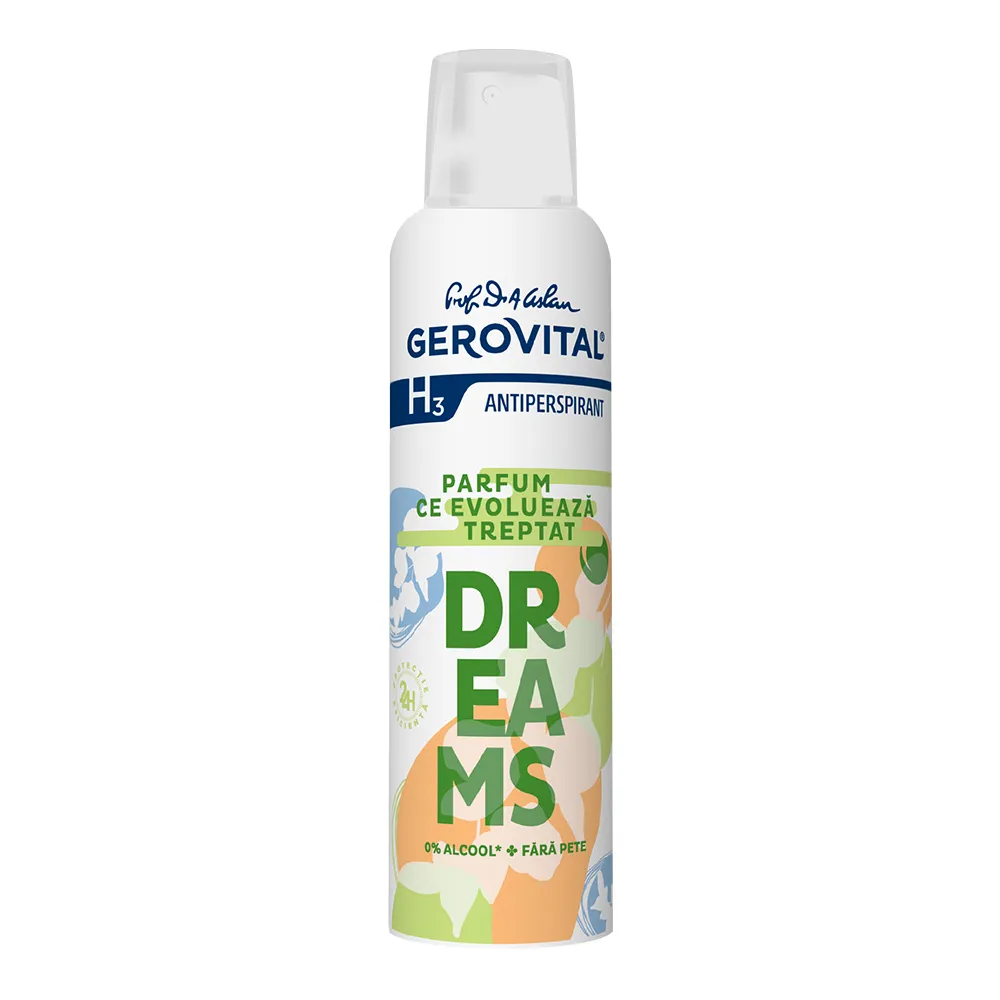 Deodorant antiperspirant Dreams, 150ml, Gerovital