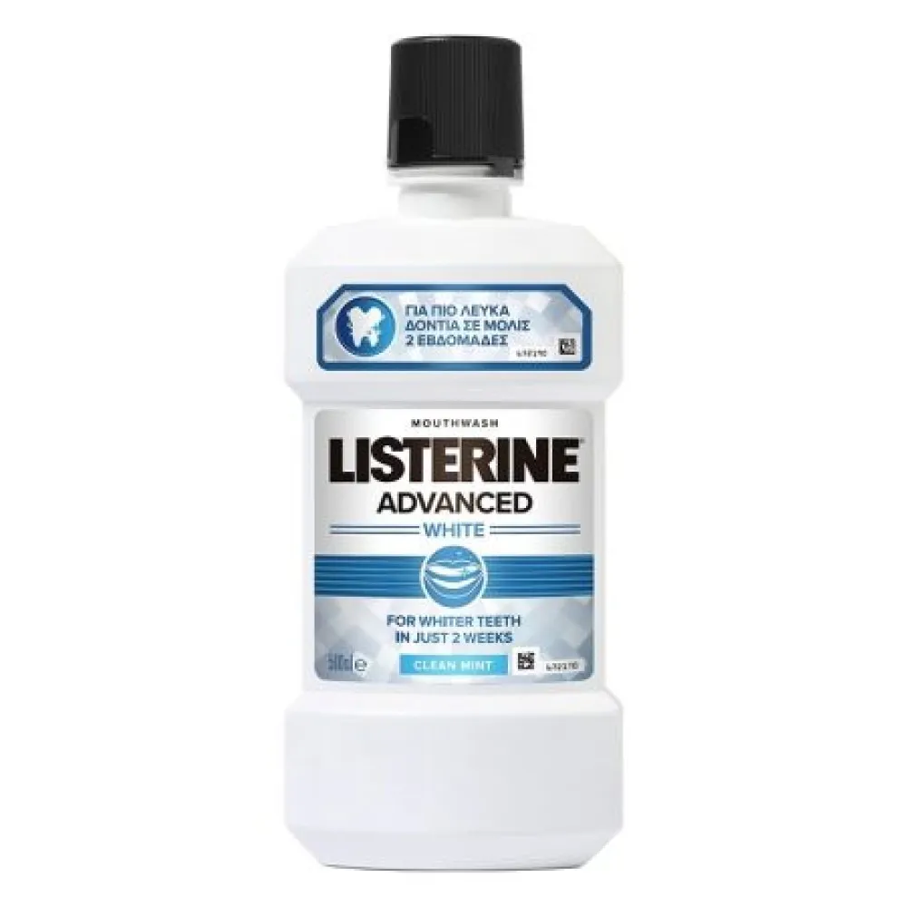 Apa de gura, Advanced White, 500 ml, Listerine