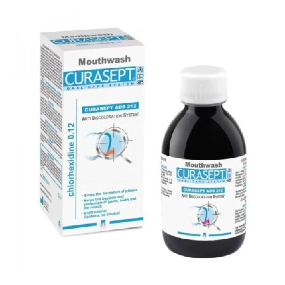Apa de gura cu clorhexidina 0,12% Curasept, 200 ml, Curaprox